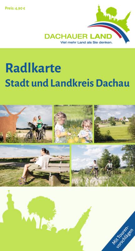 Radlkarte Stadt und Landkreis Dachau Titelbild
